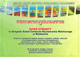 ZAPROSZENIE NA DZIEŃ OTWARTY